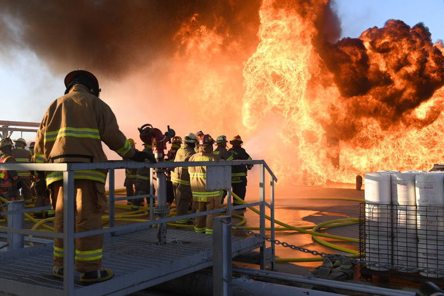 Municipal Fire School Public Demonstration